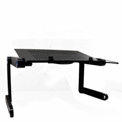 Home Office Lap Desk Tragbarer verstellbarer 360-Grad-Laptop-Schreibtisch aus Aluminium für Sofa