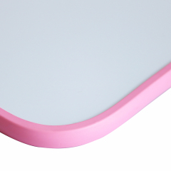 Venta al por mayor Popular conveniente al aire libre 40*60 cm flexible color rosa magnético portátil pizarra interactiva uso etiqueta de la pared