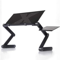 Wideny - Soporte ajustable multiángulo para portátil con ventilación de calor, elevador ergonómico portátil plegable para portátil compatible con escritorio