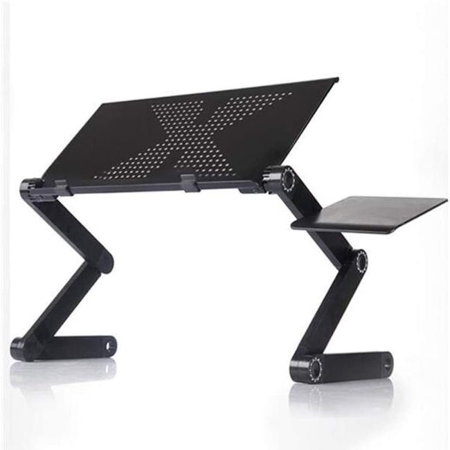 Wideny Multi-Angle Adjustable Laptop Stand with Heat-Vent, Ergonomic Portable Foldable Laptop Riser for Desk Compatible