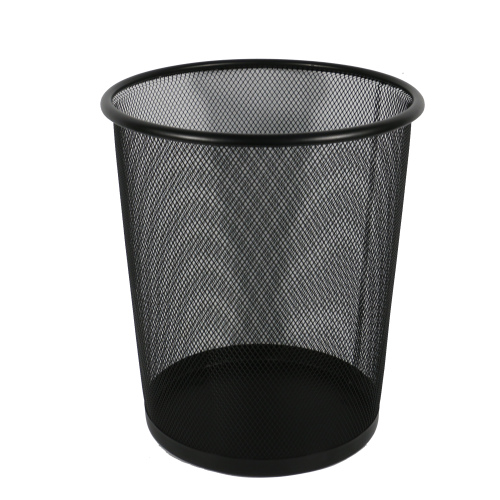 Wholesale High Quality Metal Outdoor Office Mini Wall Mount Collapsible Novelty Black Waste Bin Trash Can