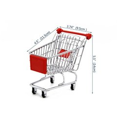Supply Personal Mall Precious Toys Kinder- und Kleinkinder-Lebensmittel Supermarkt-Trolley-Sitz Metall-Spielzeug-Einkaufswagen