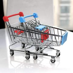 Suministro de muestra gratuita, cesta de supermercado inteligente, coche de juguete, cubierta para carrito de compras, carrito de compras