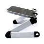 Home use Adjustable Ergonomic Lightweight Aluminum  Laptop Stand with Page Paper Clips