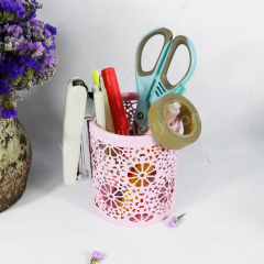 чашка настольный органайзер с цветочным узором держатель для карандашей офисные канцелярские принадлежности письменный стол контейнер для ручек