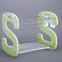 over sink kitchen cabinet wash drying display stainless steel drainer dish rack with chopsticks holder