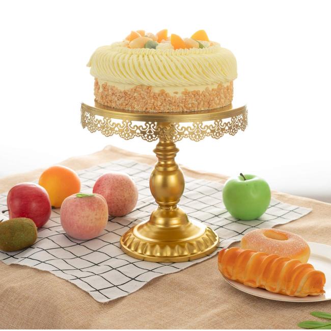 Горячий продавать причудливый декоративный круглый металлический свадебный набор Разнообразие золотой подставки для торта