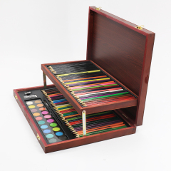 hot selling watercolor portable 123 gallery drawing paintbrush art set for adults