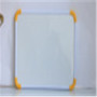 Cadre en aluminium crochet de ceinture Double face enfants Lapboard tableau blanc magnétique pour gommes en feutre de 2 pouces et effaçable à sec noir