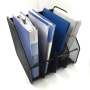 Organizador de escritorio clasificador vertical de folletos A4 Soporte de papel archivador