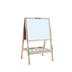 Support en bois de taille personnalisée en gros feuille de tableau blanc flexible effaçable à sec dessin griffonnage formulaire école tableau blanc pour les enfants