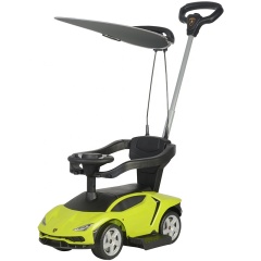 Factory wholesale licensed baby ride on cars with push handle walk car