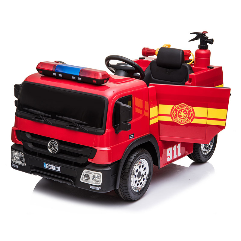 2020 new model kids large electronic ride on fire truck and cars with 2.4G rc for children to drive