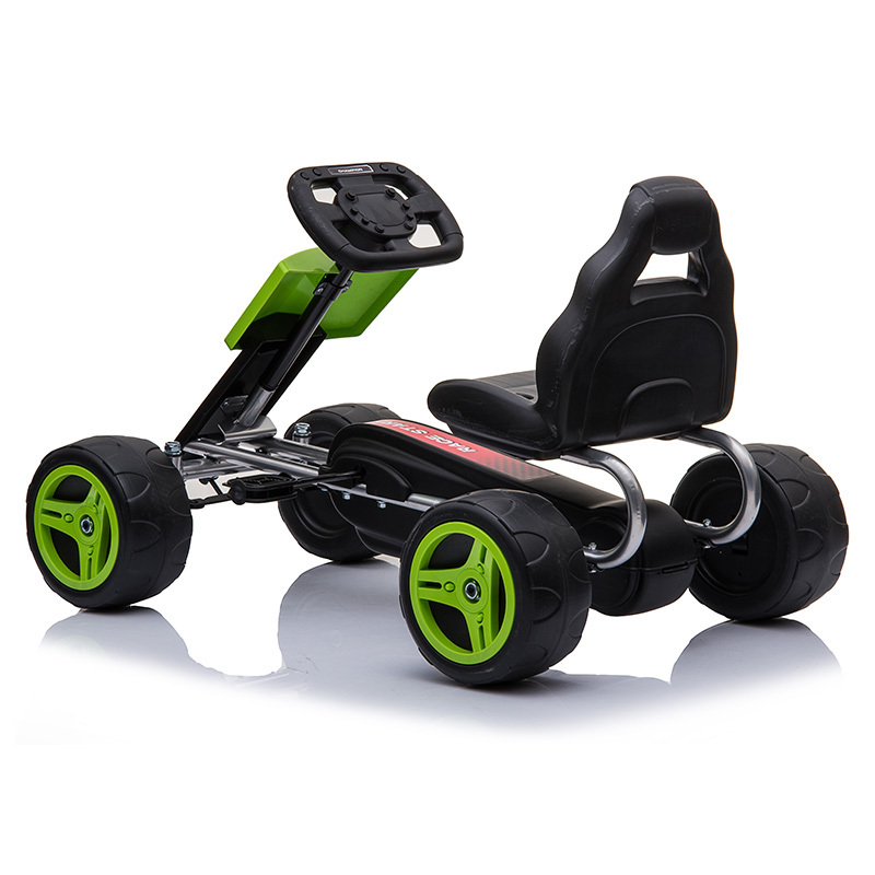 2020 high quality and cheap kids racing go karts with gas wheels and pedal function to drive