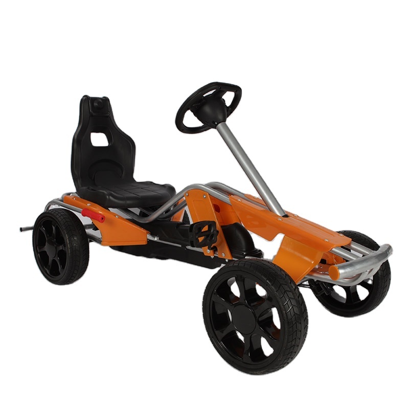 Factory wholesale and popular pedal kart baby ride on car without electric battery with seater