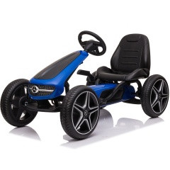 Benz licensed  hot sale factory wholesale electric go kart for kids to drive ride on car pedals go kart