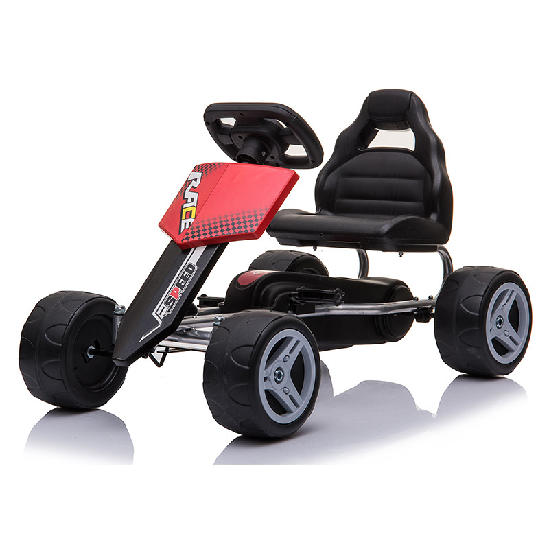 2020 high quality and cheap kids racing go karts with gas wheels and pedal function to drive