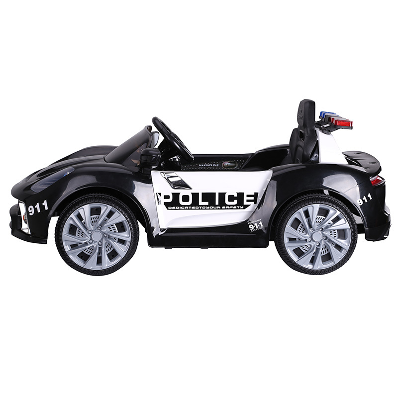 2020 new style non-licensed kids toy electric ride on police car with power wheel for children to drive