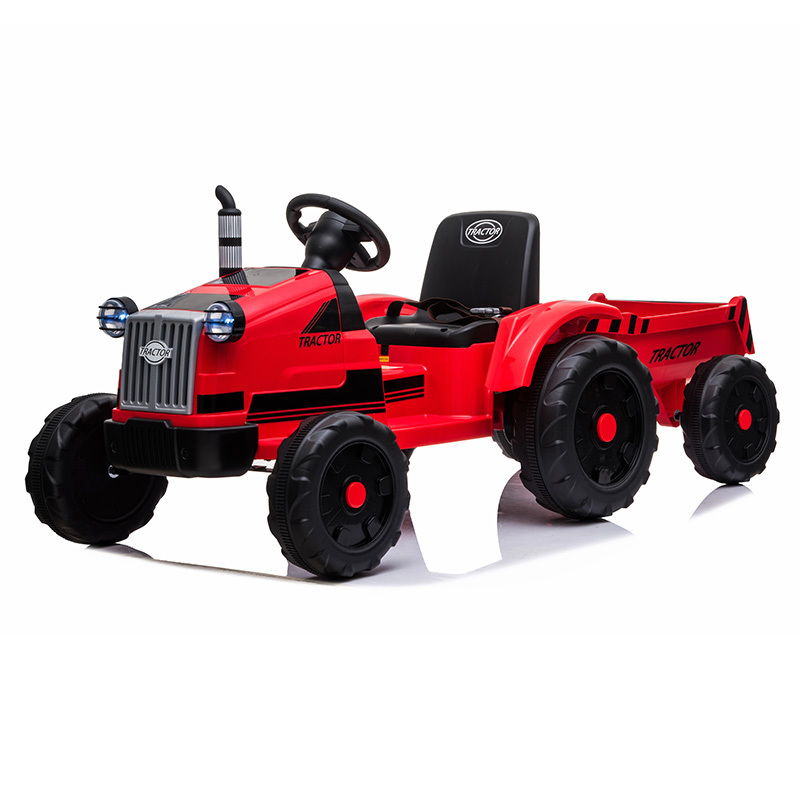2020 hot selling and popular kids toys electric ride on tractor with six wheels for kids to play