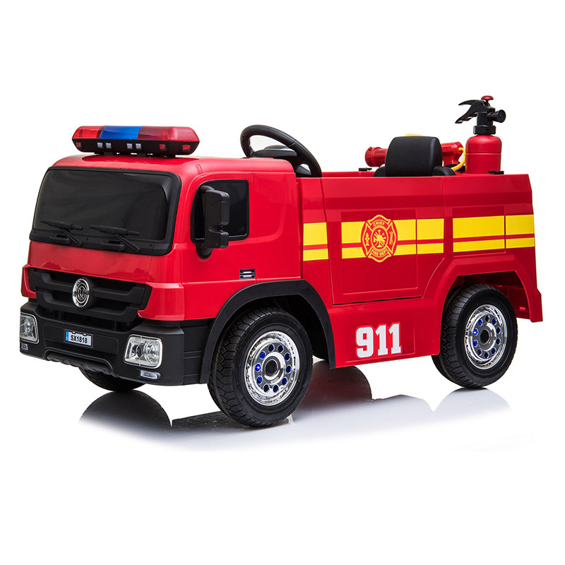 2020 new model kids large electronic ride on fire truck and cars with 2.4G rc for children to drive