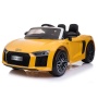 12v cheap electric cars for kids to ride on rechargeable audi R8 licensed baby toy car