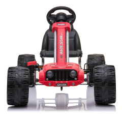 2020 popular and competitive go kart pedal car with powered gas tires for kids to play