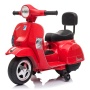 2021 cheap price mini Vespa licensed kids electric motorcycle baby ride on toys car