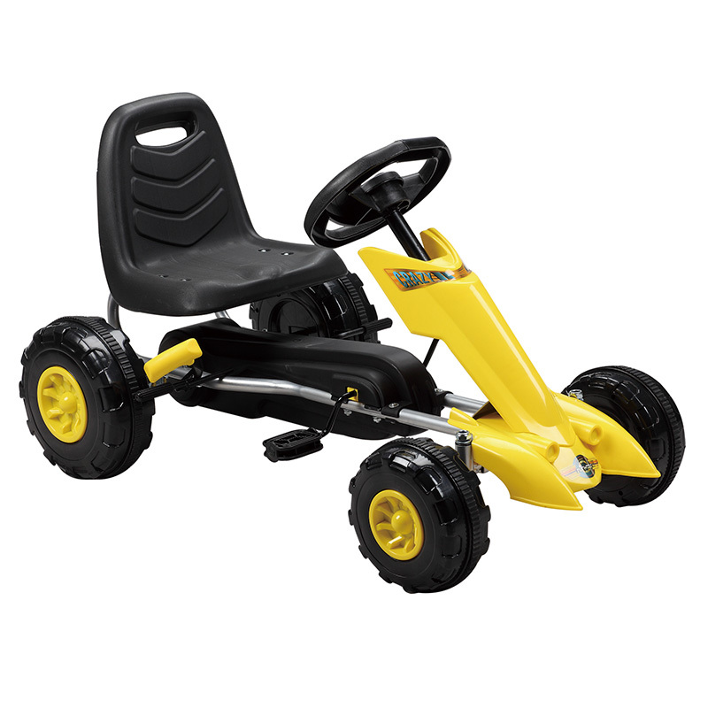 2020 high quality non-licensed ride on pedal kart car with classic style and plastic wheels for kids