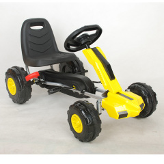 2020 non-licensed kids ride on car go-kart without remote control for 6 yrs children