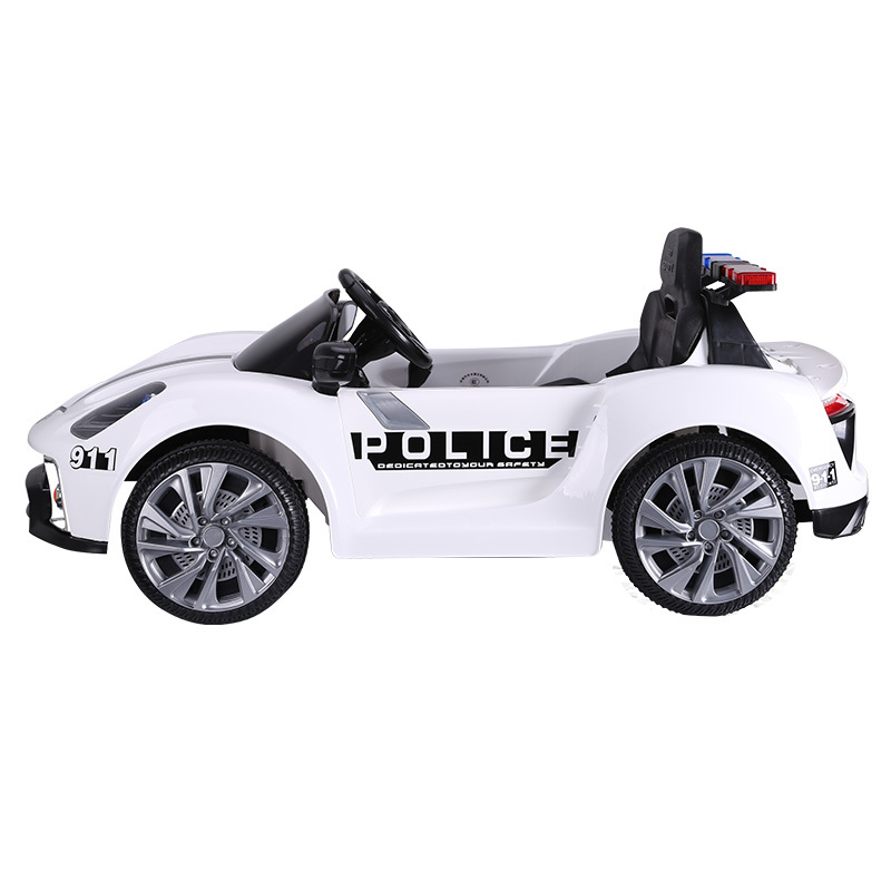 2020 new style non-licensed kids toy electric ride on police car with power wheel for children to drive