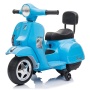 2021 cheap price mini Vespa licensed kids electric motorcycle baby ride on toys car