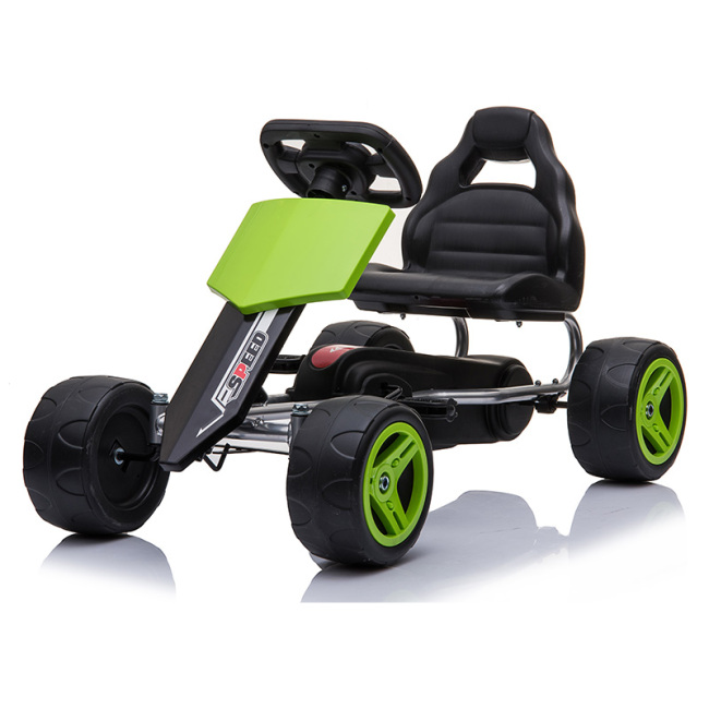 2020 high quality and cheap kids racing go karts with gas wheels and pedal function to drive
