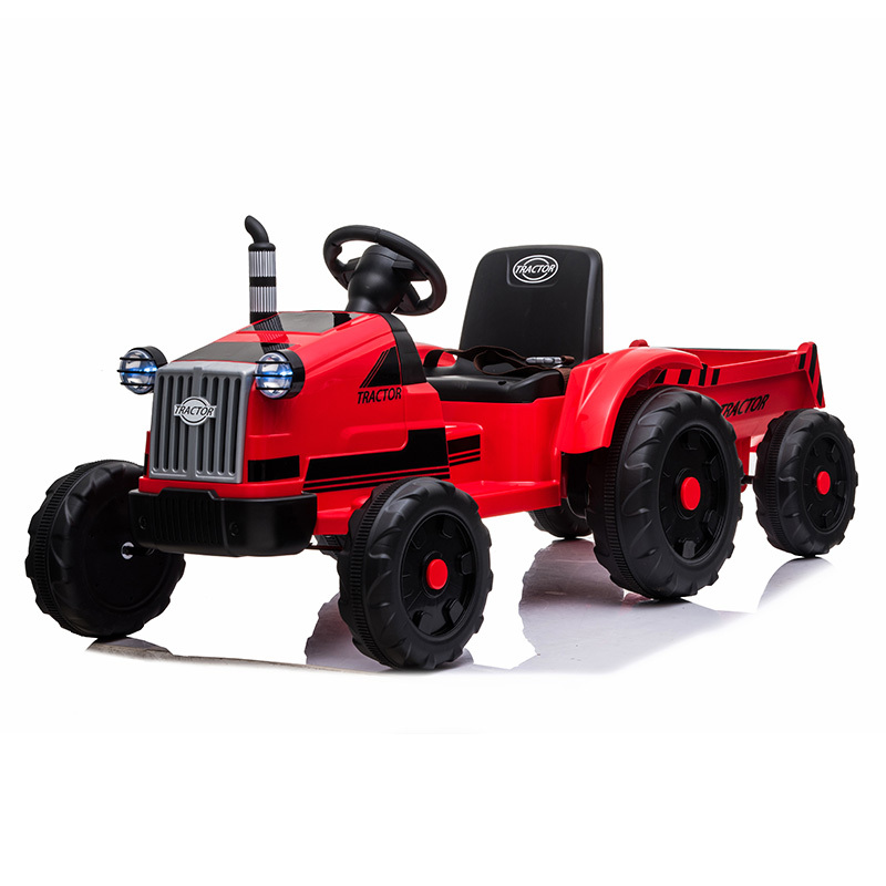 2020 hot selling and popular kids toys electric ride on tractor with six wheels for kids to play