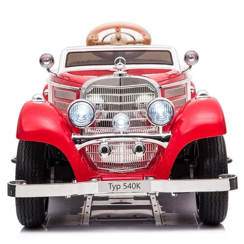 New benz licensed kids remote control electric ride on car plastic toy cars for kids to drive