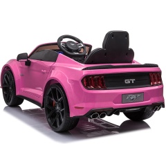 2020 battery power rechargeable 24v baby ride on car with romte pink kids electric car
