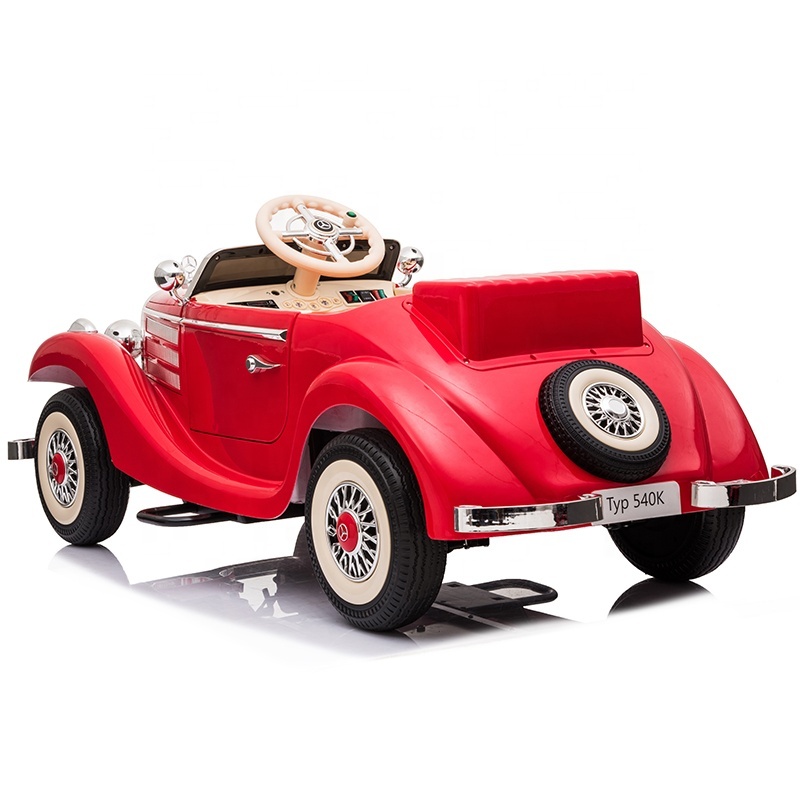 New benz licensed kids remote control electric ride on car plastic toy cars for kids to drive
