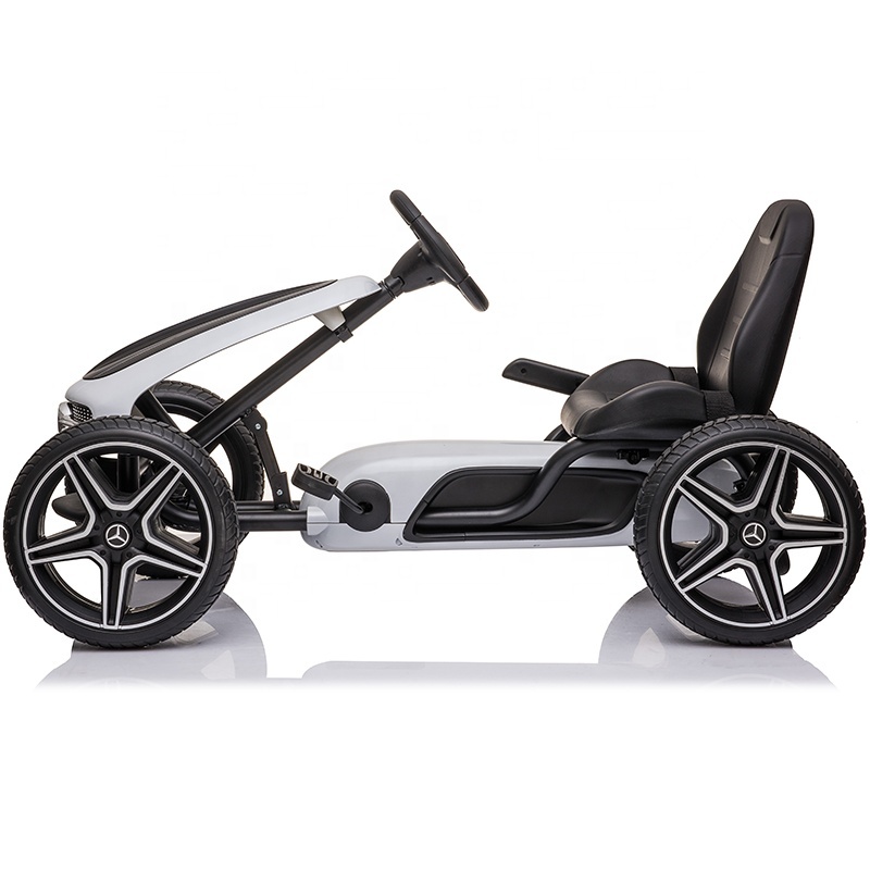 Benz licensed  hot sale factory wholesale electric go kart for kids to drive ride on car pedals go kart