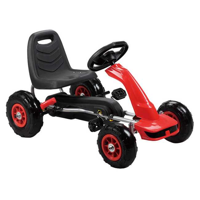 2020 factory whosesale non-licensed kids ride on pedal race kart car with air wheel for children