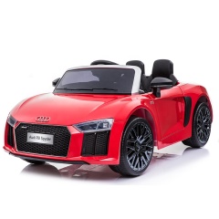 12v cheap electric cars for kids to ride on rechargeable audi R8 licensed baby toy car