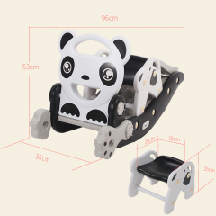 2020 New Arrivals 2 In 1 Foldable Cute Animal Big Development Funny Non-Toxic Kids Slip Slide Rocking Horse Walker Combination