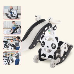 2020 New Arrivals 2 In 1 Foldable Cute Animal Big Development Funny Non-Toxic Kids Slip Slide Rocking Horse Walker Combination