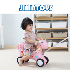 Indoor plastic kids rocking horse for baby ride toy 