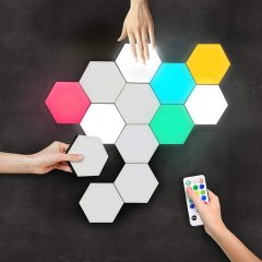 DIY Touch Fernbedienung RGB LED Hexagon Light