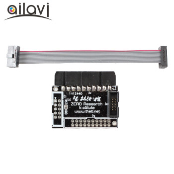 Ailavi® Standard ARM 20-pin JTAG Interface to 10-Pin 2.0mm and 10-Pin 1.27mm Spacing SWD /JTAG Interface Adapter