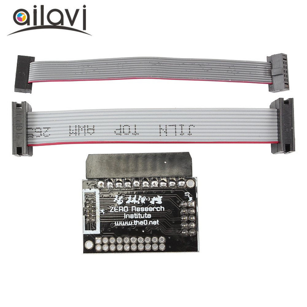 Ailavi® Standard ARM 20-pin JTAG Interface to 10-Pin 2.0mm and 10-Pin 1.27mm Spacing SWD /JTAG Interface Adapter