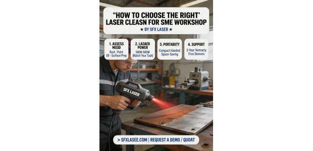 How to determine the appropriate laser cleaning machine for small to medium-sized manufacturing workshops?
