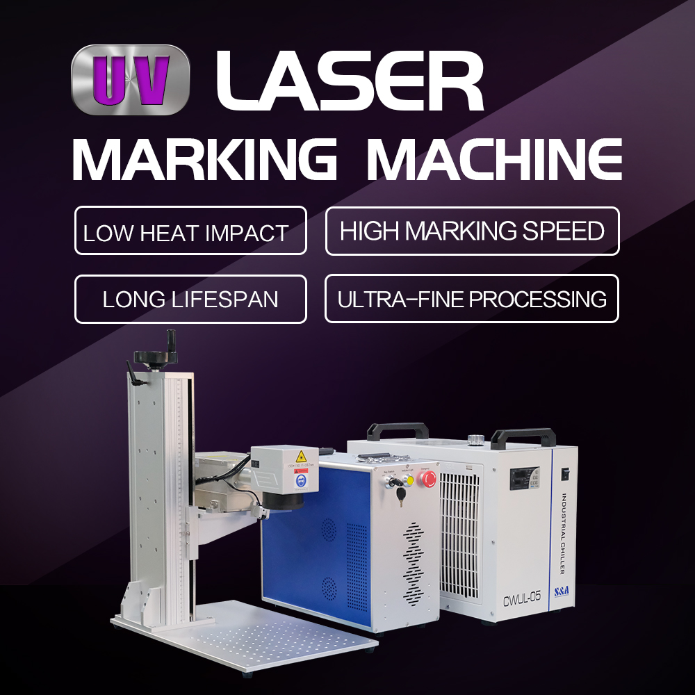 355nm 10W JPT UV Laser Glass Engraver Machine Glasses Paper Canvas Mark FDA  CE