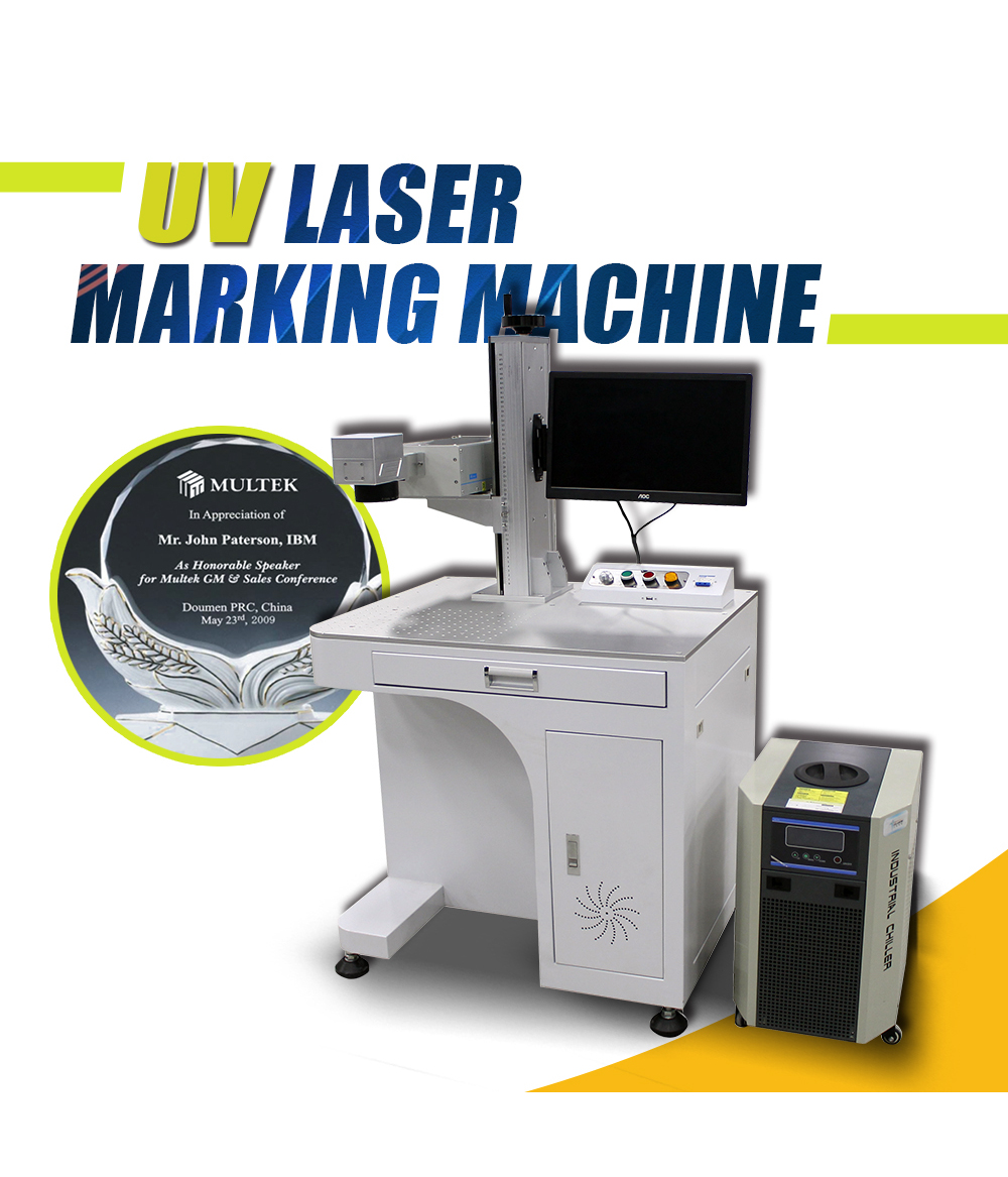 The best uv laser marking machine 3W 5W laser etching glass