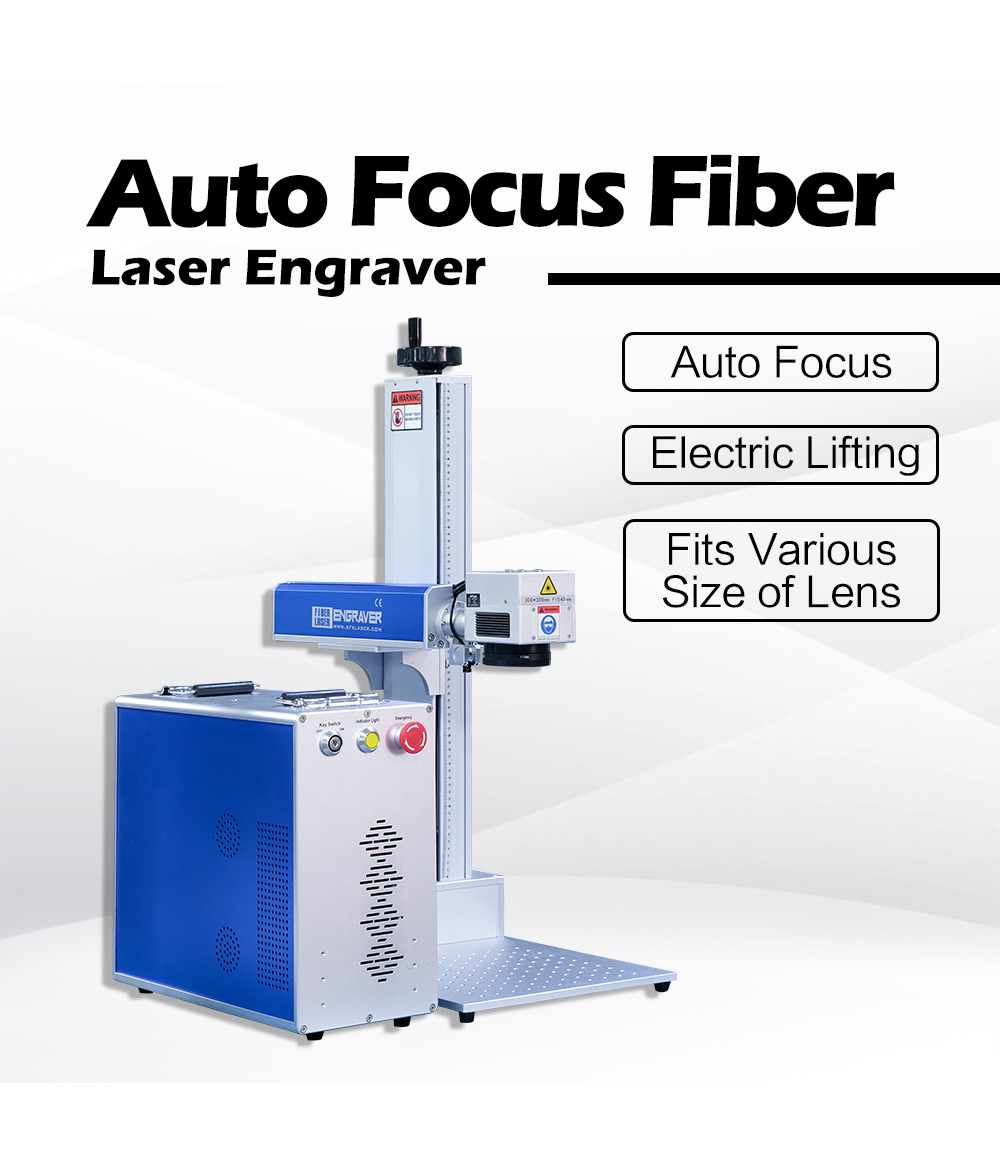 Auto Focus Split 20W/30W/50W JPT Fiber Laser Engraver Laser
