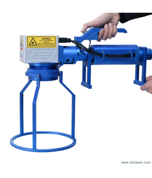 Ручной 50 Вт JPT волоконный лазерный гравер машина для лазерной маркировки металла